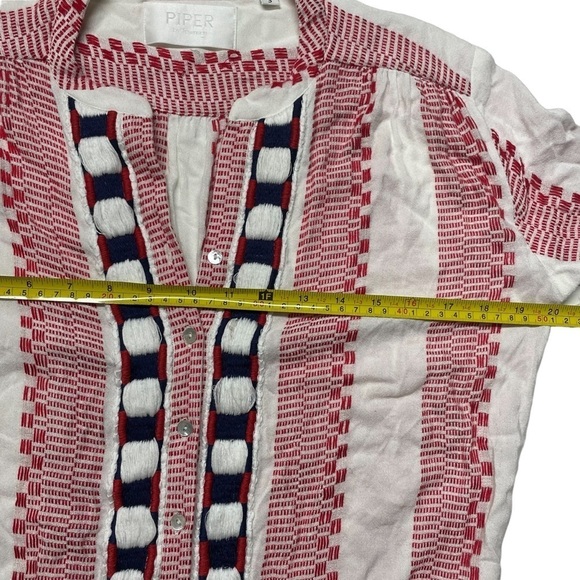 Piper by Townsend Ramones Romper in Racing Red Size Small - Picture 15 of 16